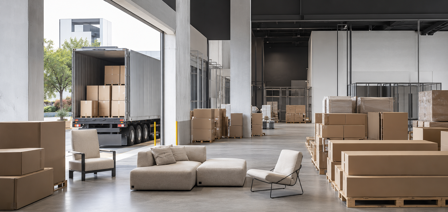 Furniture sourcing, production coordination and export preparation in Turkey